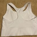 Nike  sports bras white size M gently used Photo 1