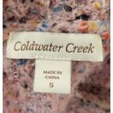 Coldwater Creek  Cozy Cardigan Size Small, Large Wooden Statement Buttons Photo 4