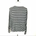 Vince . Lightweight Striped Blouse Gray Black Dolman Sleeve Top Women Size S‎ Photo 1