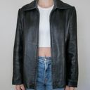 Nine West Vintage 90s  Black Leather Jacket Photo 2