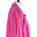 Relativity Relatively Women’s Trench Coat Jacket Classic Hot Pink Fuchsia Size Large Photo 6