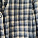 Caslon  Blue Gingham Button Down Shirt Photo 5