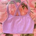 Set Active sports bra cross back lilac purple Photo 0