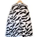 Lane Bryant  Fuzzy Animal‎ Print Open Cardigan Longline Coat Size 26/ 28 NWT​​​​​ Photo 1