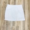 J.Crew  White Active skort Size Medium Tennis Country Club sz 6. Photo 4