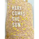 Anthropologie NWOT  Cork Blend "Here Comes The Sun" Tote Bag Brown Yellow Women's Photo 1