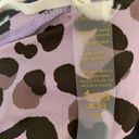 Chloe Rose  Size XS Dream On Triangle Top in Purple Leopard NWT Photo 5