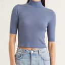 Sablyn Lucia turtleneck cashmere sweater cielo blue sz L Size L Photo 0