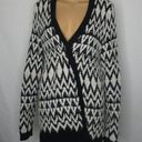 Lou & grey  ZigZag Chevron Open Cardigan Sweater Md Photo 0