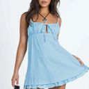 Princess Polly empress of love blue mini dress Photo 0