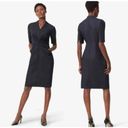 MM.LaFleur  Dress‎ Women 10 Navy Tilda Knee Length Pleated Sheath Pencil Business Photo 1