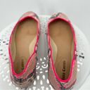 Juicy Couture  leather snake skin print ballet flats shoes Photo 6