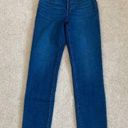 Everlane ⭐️  high rise slim straight blue jeans in size 25 Photo 0