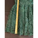 Weddington Way  Emerald Lace A-Line Ruffle Dress Halter Prom Winter Size 16 Photo 7