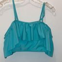 Tempt Me New blue  ruffle blue swim bra size XL Photo 3