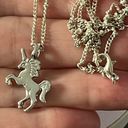 Nordstrom Silver Polished & Dipped Unicorn /925 Chain Photo 0