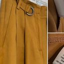 Elizabeth and James  Women’s Paperbag Waist Pleated Camel Color Cuffed Pants Size 4 Photo 7