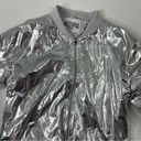 Victoria's Secret VS Metallic Silver Bomber Jacket Photo 7