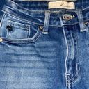 KanCan USA Kancan High Waisted Distressed Cropped Jeans Size 3 frayed skinny denim 25W Photo 6