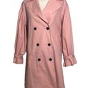 Who What Wear NWOT Light Pink Trench Coat Button Front Small New Photo 5