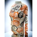 St. John  quarter sleeve ruched tunic multi swirl exclusive to Nordstrom small Photo 6