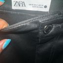 ZARA  Faux Leather Pants size 8 Photo 2