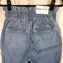 Arizona Jeans NWT Arizona Jean Co Blue Denim High Rise Paper bag Mom Jeans Junior's Size 5 Photo 9