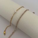 Bracelet Stack Set {2 Bracelets}*Pearl Bracelet* Tennis Bracelet Gold Photo 0