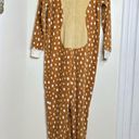 Spirit Halloween  One Piece Deer Costume Pajamas Hood Blue Eyes Size Small Soft Photo 2