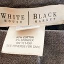 White House | Black Market  Bermuda Cuffed Dressy Shorts Gray Black Womens Size 6 Photo 3