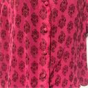 PINK - Victoria's Secret Victorias Secret Pink Paisley Sheer Pajama Set Top Shorts Sz Large Y2K Photo 2