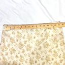 White House | Black Market  Floral Cream Skirt 100% Silk Lightweight Sz 10 Lined Photo 11