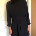 Chelsea28 Designer Black Long Sleeve Dress Mock Turtleneck Sz Small Photo 0