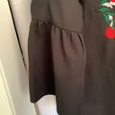 BLACK EMBROIDERED DRESS Sz:Small Photo 2