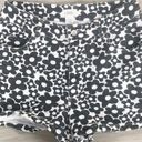 Full Tilt  Floral Patterned Black and White Denim Shorts Photo 0