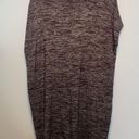 Wilfred  Free Aritzia Lorelei Relaxed Fit Dress Scoop Neck Jersey Maroon Heather Photo 2