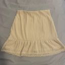 Abound Yellow Peplum Skirt Photo 0