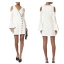 Alexis  Ivory Long Sleeve Button Front Mini Dress size Small Photo 1