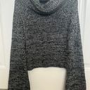 SheIn Cropped Lantern Sleeve Sweater Photo 1