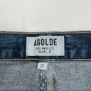 AGOLDE  Denim Skirt Ada 100% Cotton Distressed Mini Summer Frayed Premium SZ 27 Photo 3