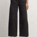 Everlane  The Utility Wide-Leg Black Cotton Pant Size 00 Photo 1