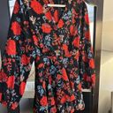 Relipop NEW Jumpsuit Floral Print V Neck Double Layer Ruffle Romper XL Photo 3