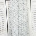 Calvin Klein  Polkadot Chiffon Sleeveless Tent Swing Dress White Grey Size 8 Photo 7