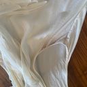 Vince cream silk ruffled tunic Photo 6