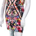 Boston Proper  Womens Size 14 Sheath Dress Colorful Mesh Scuba Stretch BRAND NEW Photo 2