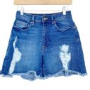 Venus  Distressed High Waisted Jean Shorts Sz 4 Photo 4