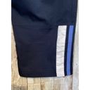 Nike Women's  Crop Capris Pants Navy Straight Leg Swoosh Logo Drawstring Size XL Photo 8