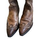 Laredo  Women's Brown Leather Western Cowboy Boots Pointed Toe Size 7 M Photo 2