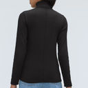 Everlane NWT  The Pima Micro-Rib Turtleneck in Black Photo 2