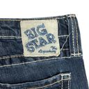 Big star  Womens Size 29 Cropped Jeans Straight Leg Thick Stitch Western Low Rise Photo 6